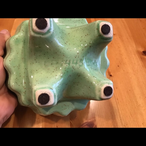 VINTAGE CALIFORNIA POTTERY MCM SPECKLED PLANTER - Picture 6 of 9